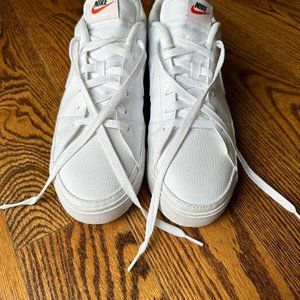 Size 12 - Nike Court Legacy White Black - Excellent Condition